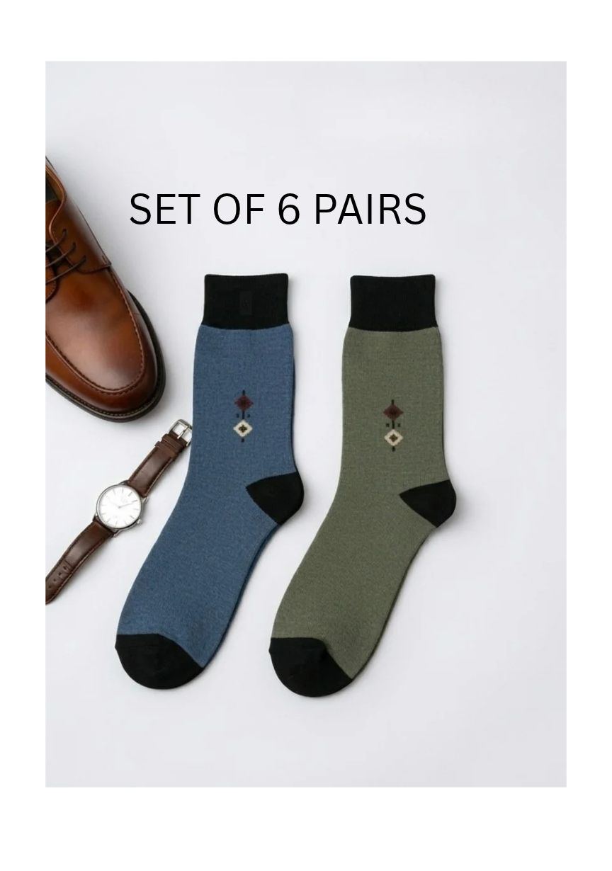 Heritage Geometric Motif Winter Crew  Article 655