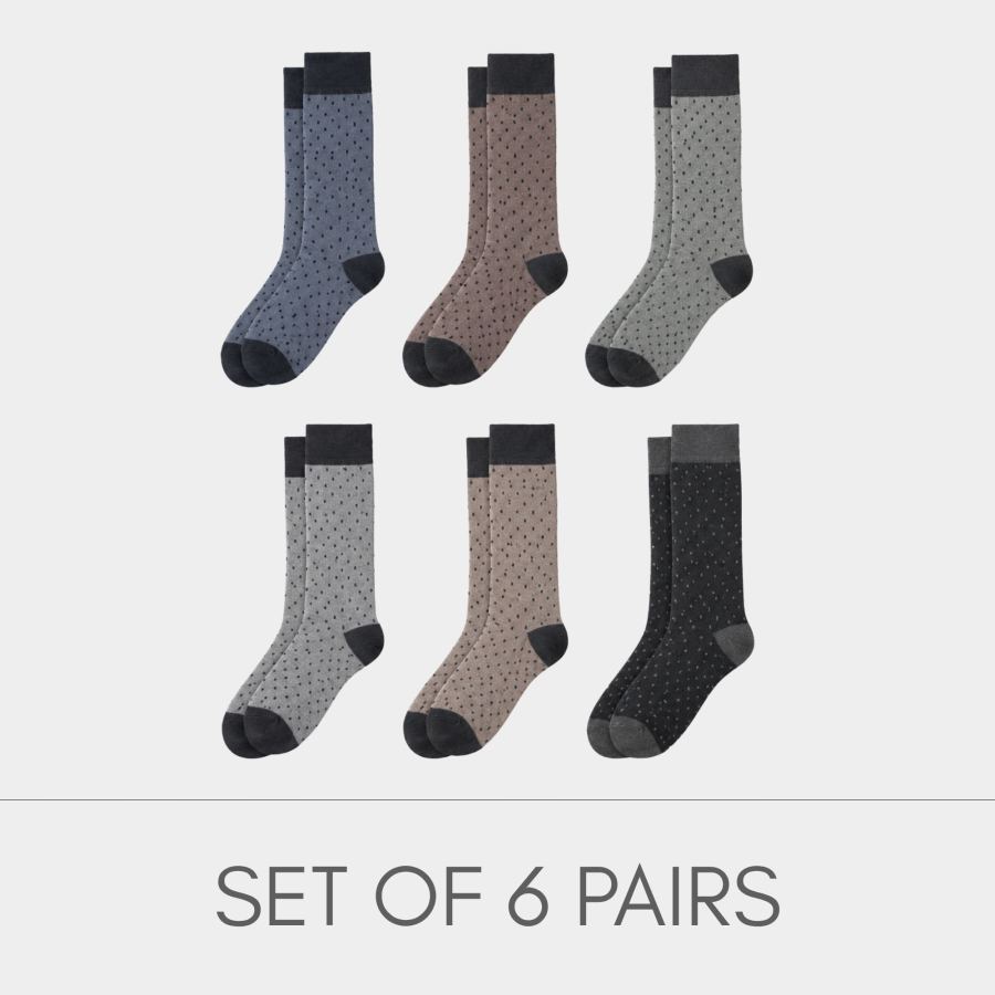 Junior Classics Dot Socks - Multi Pack