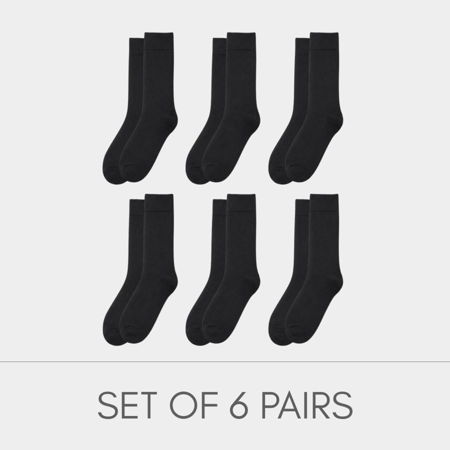 Kids School Uniform Black Socks