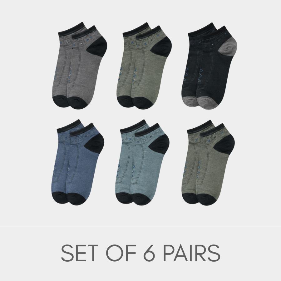 Premium Textured Quarter Socks