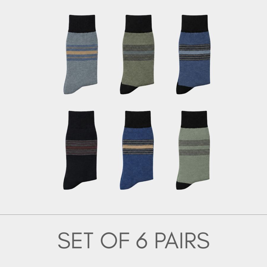 Legacy Striped Crew Socks