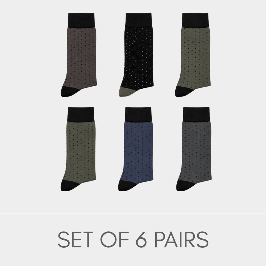 Executive Patterned Dress Socks