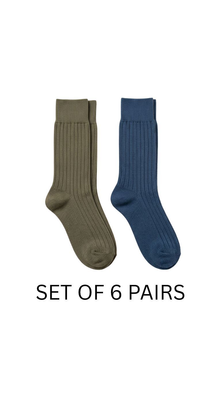Winter Cotton Ribbed Crew Article 219